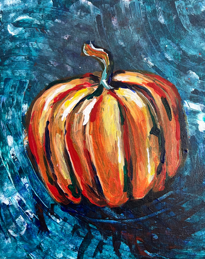 paint party ideas acrylic pumpkin painting