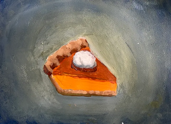 acrylic pie painting tutorial