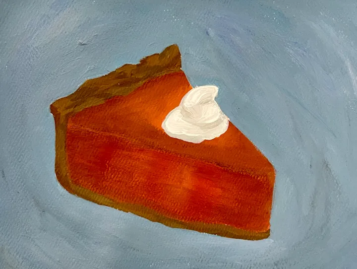 acrylic pie painting tutorial