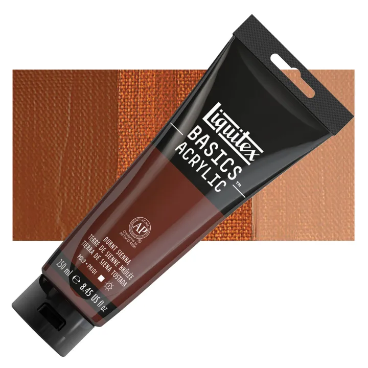 Liquitex Basics - Burnt Sienna, 8.5 oz Tube