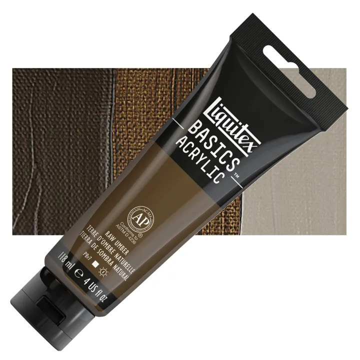 Liquitex Basics - Raw Umber, 4 oz tube