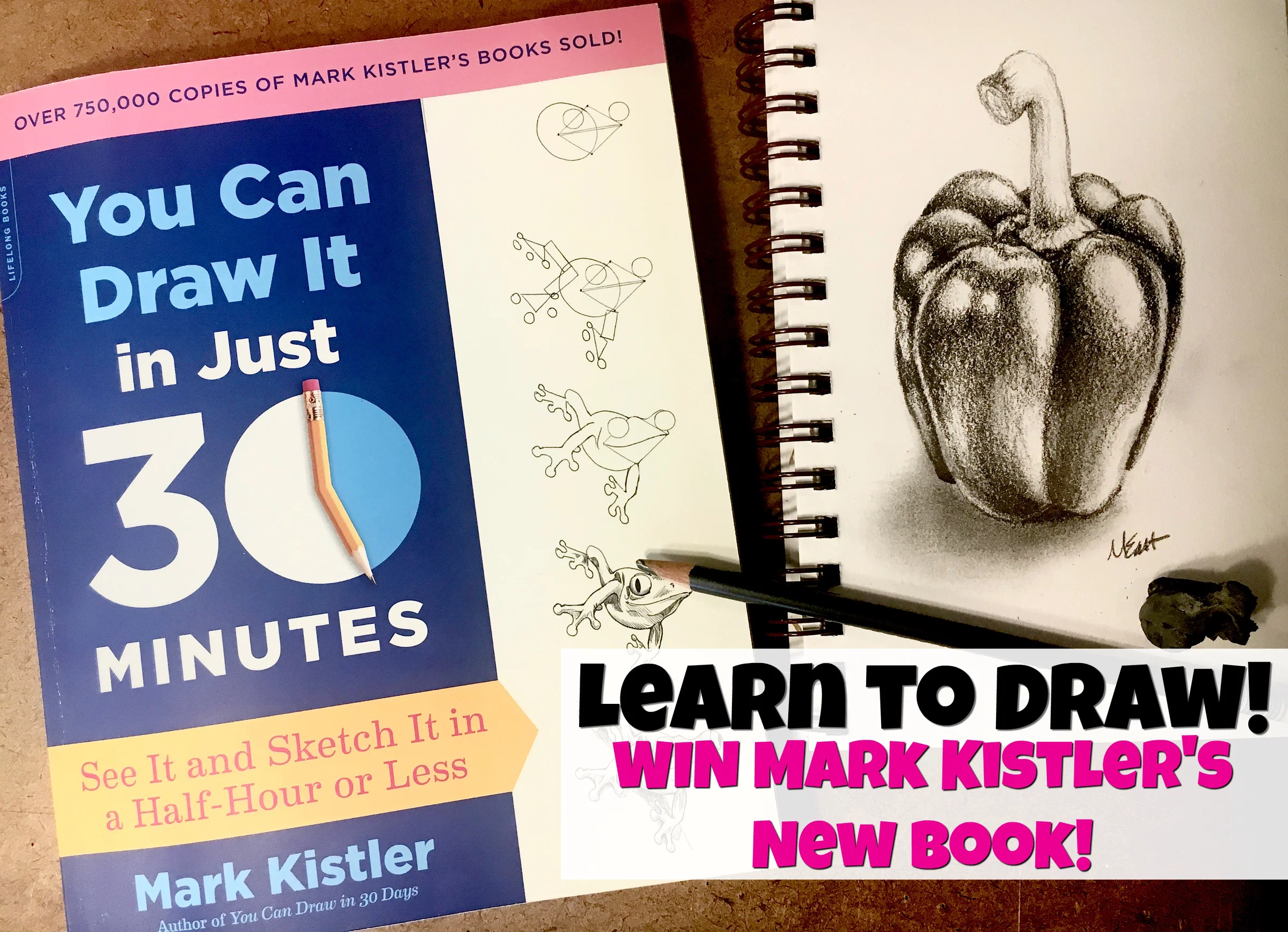 Featured: You Can Draw It in Just 30 Minutes Book GIVEAWAY!