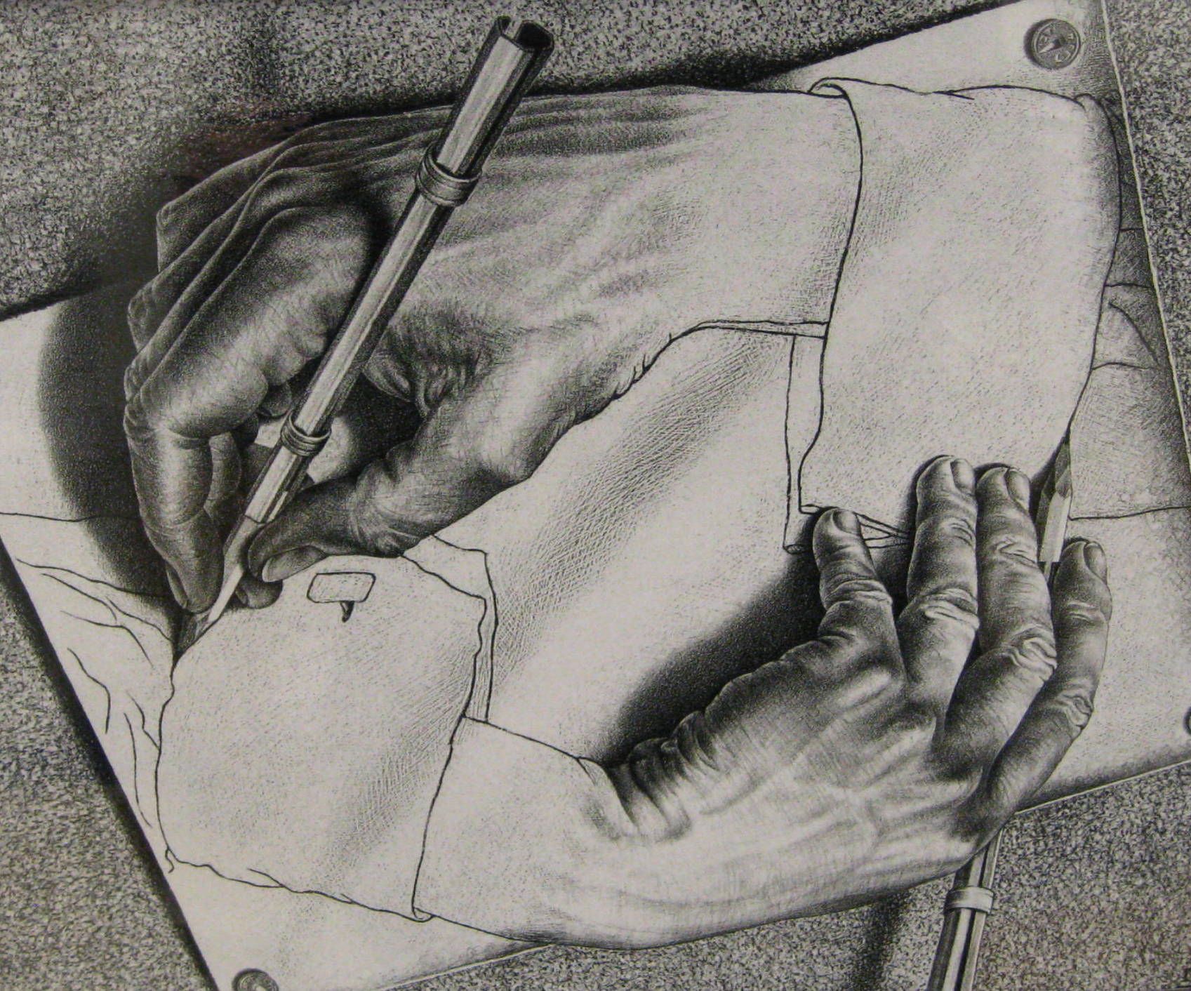 Image result for mc escher pencil