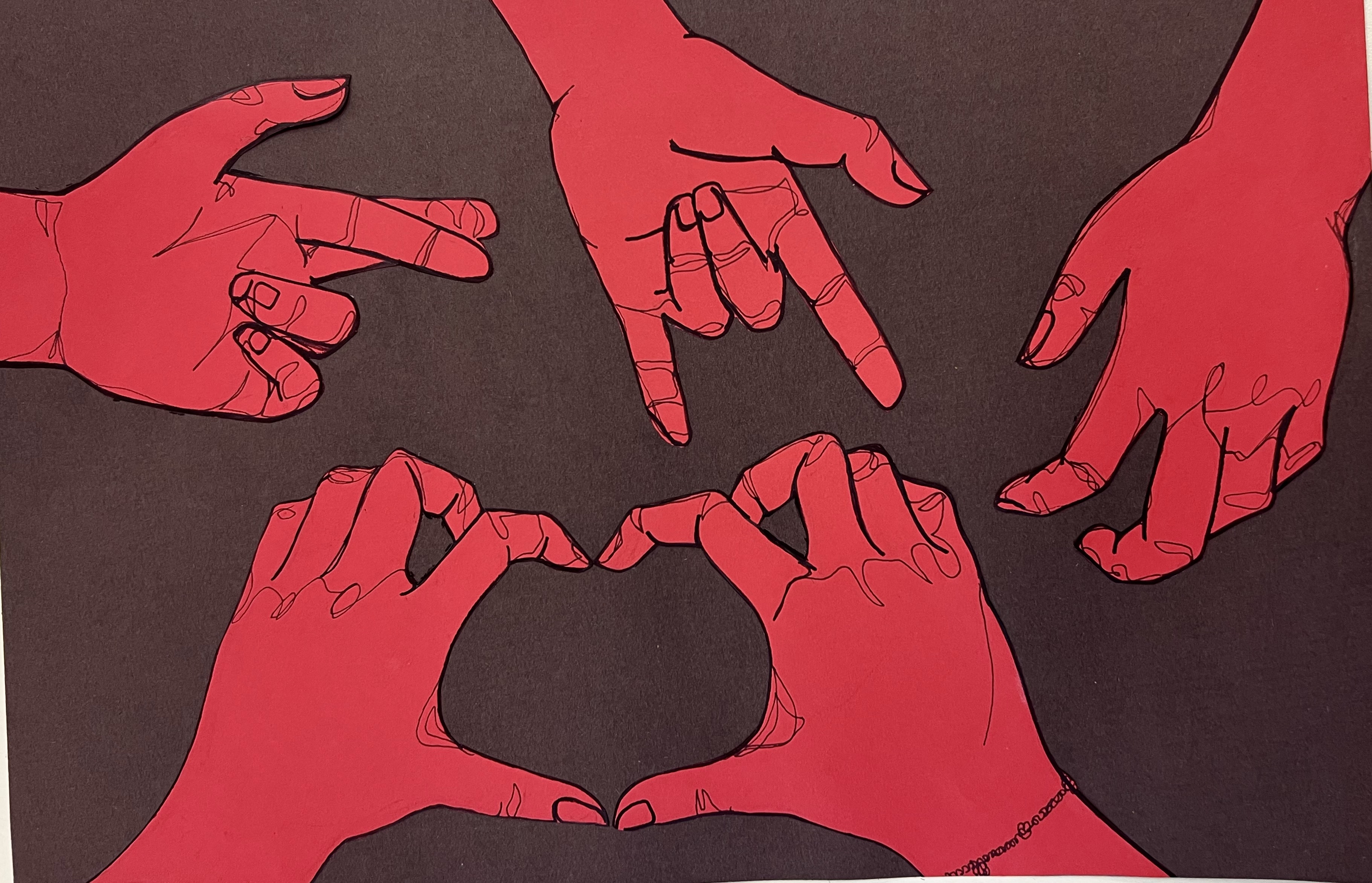 Featured: Hand Contour Drawing