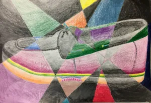 Abstract Shoe Drawing