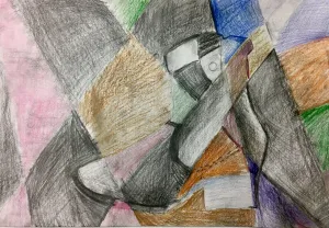 Abstract Shoe Drawing