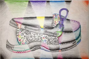 Abstract Shoe Drawing