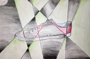 Abstract Shoe Drawing