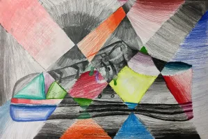 Abstract Shoe Drawing