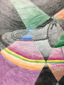Abstract Shoe Drawing