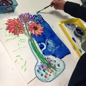 Van Gogh Sunflower Marker Bleeding