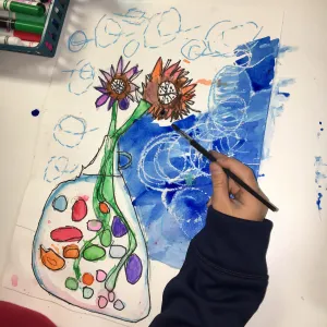 Van Gogh Sunflower Marker Bleeding