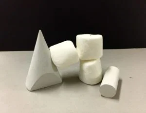 Marshmallow charcoal drawing