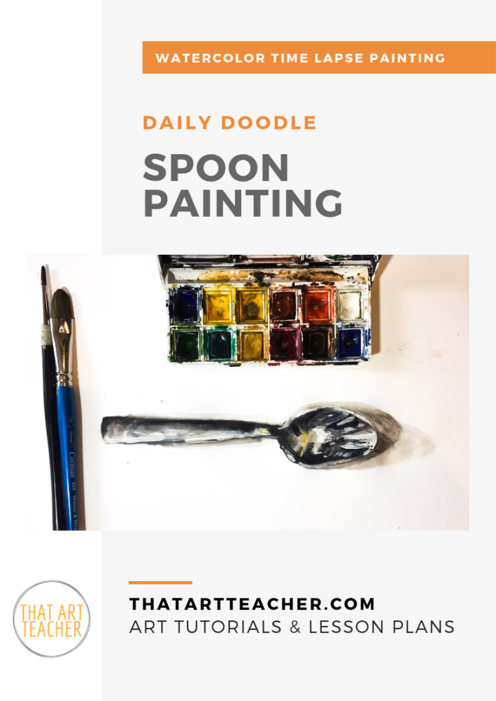 Learn how to paint the reflective light of a realistic spoon.