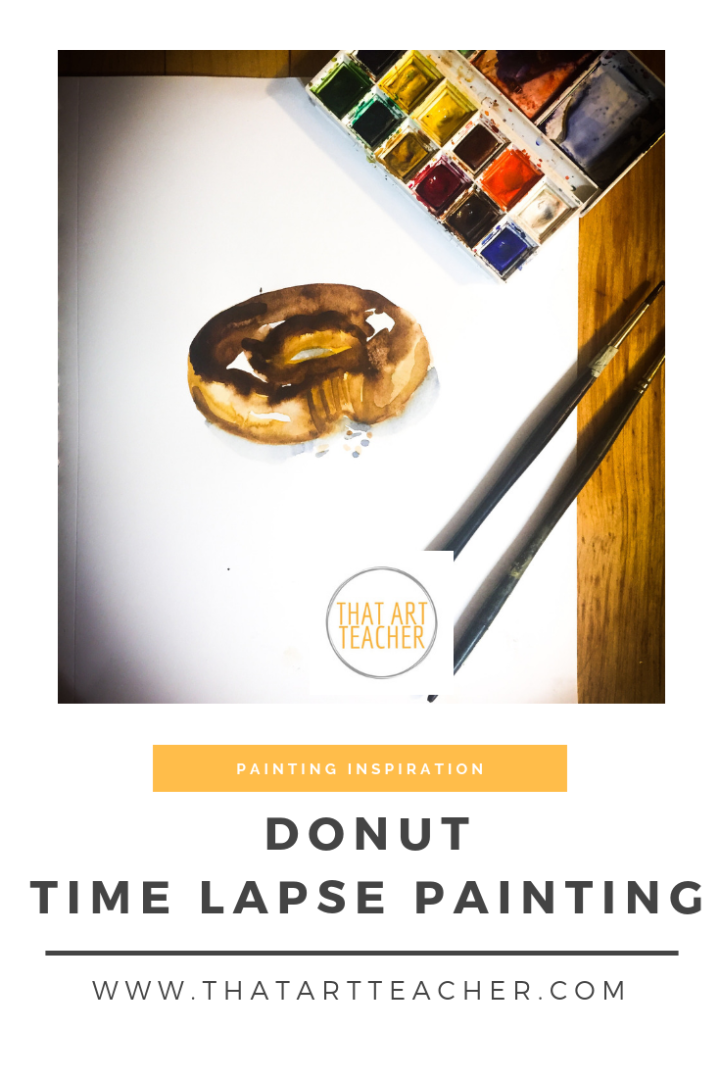 Time lapse watercolor painting of one of life's most delicious treats.