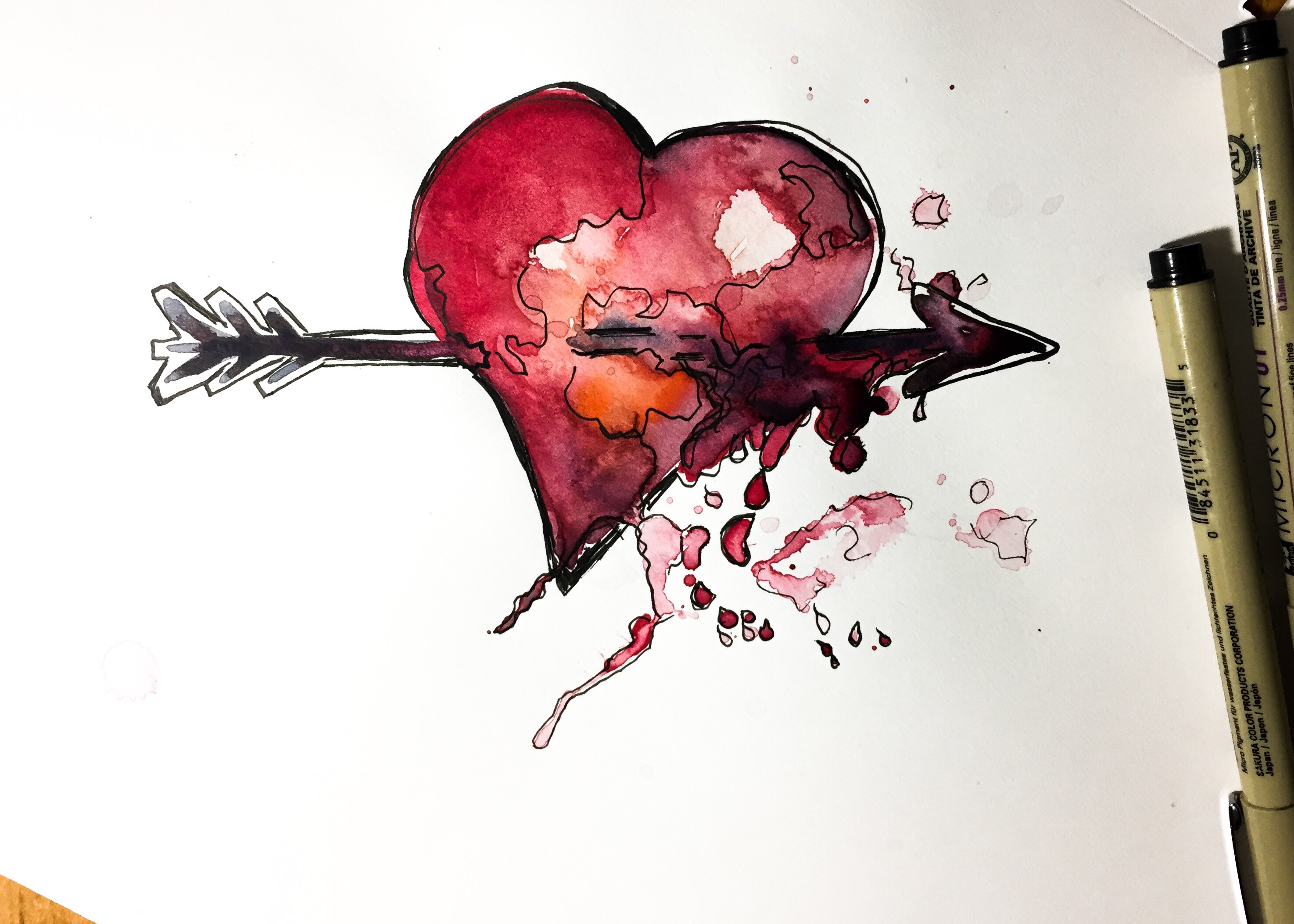 Featured: Daily Doodle: Emo Valentine