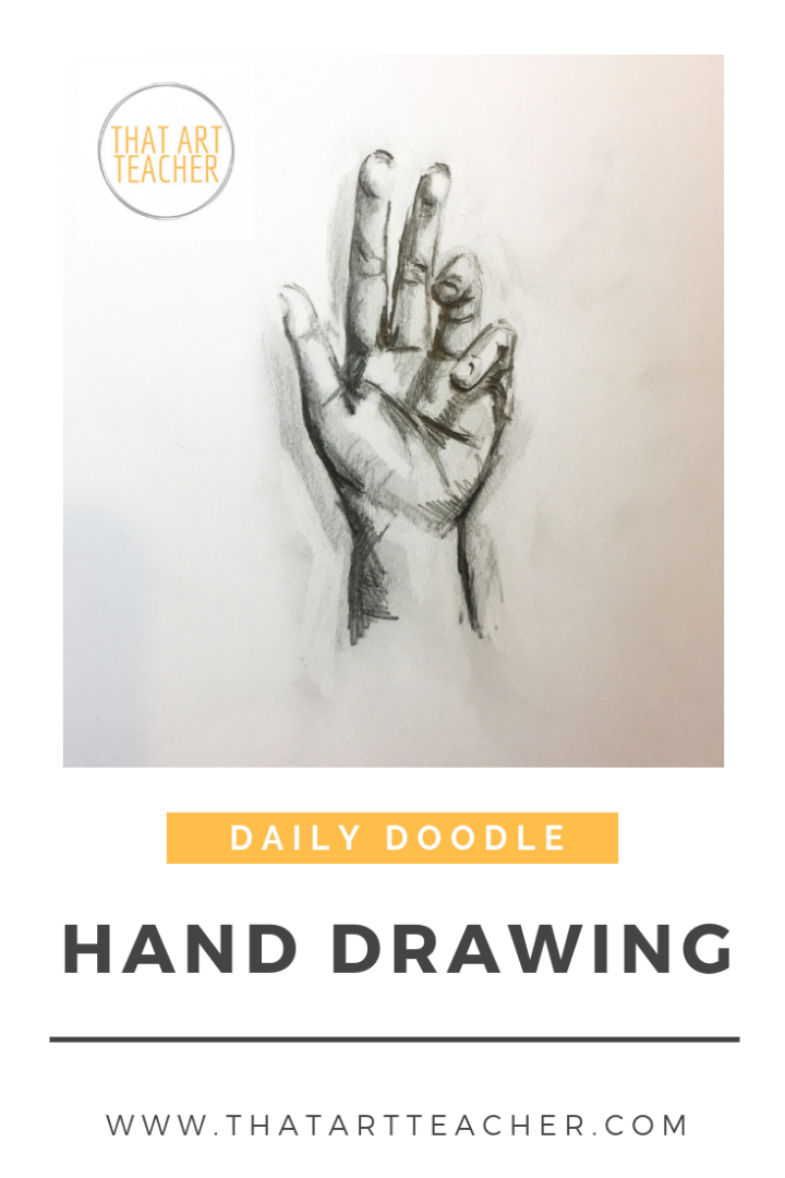 Learn how to draw a hand with this quick pencil study.