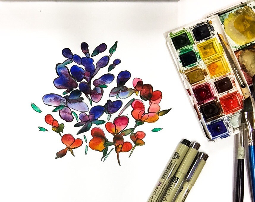 Featured: Daily Doodle: Botanical Painting