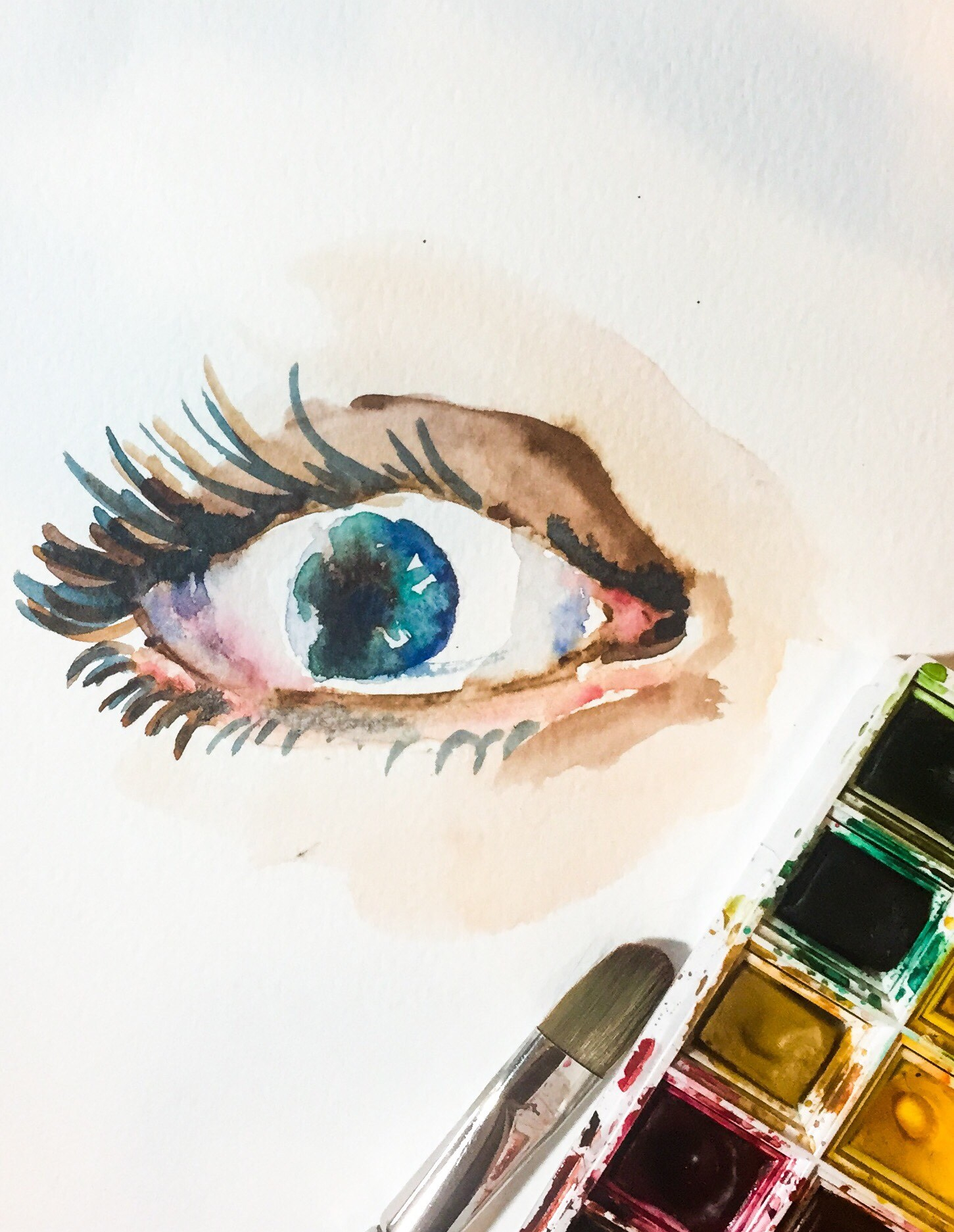 Featured: Daily Doodle: Watercolor Eye