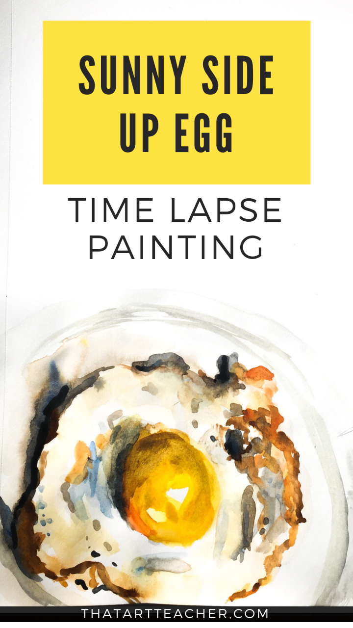 This watercolor time lapse painting will make you need to brunch ASAP.