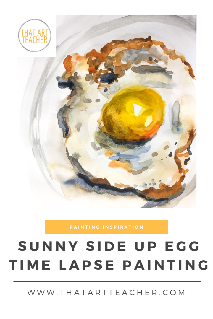 This watercolor time lapse painting will make you need to brunch ASAP.