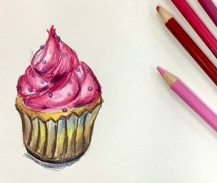 Featured: Daily Doodle: Cupcake Drawing