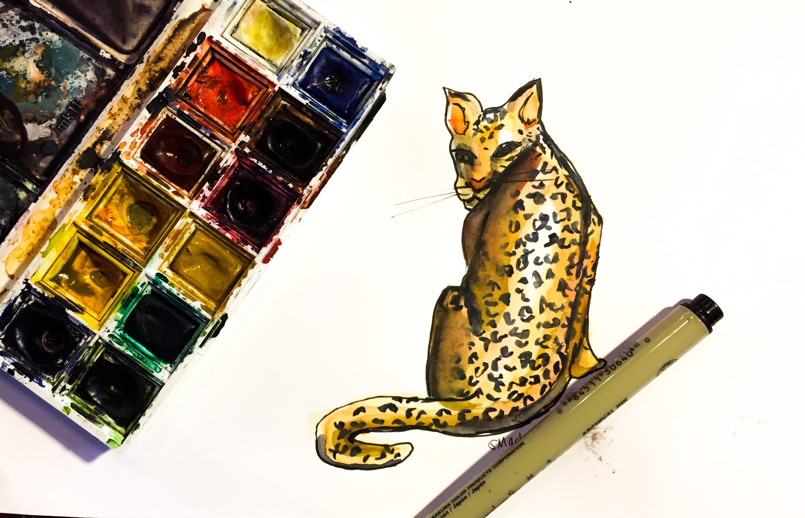 Featured: Daily Doodle: Jaguar Painting