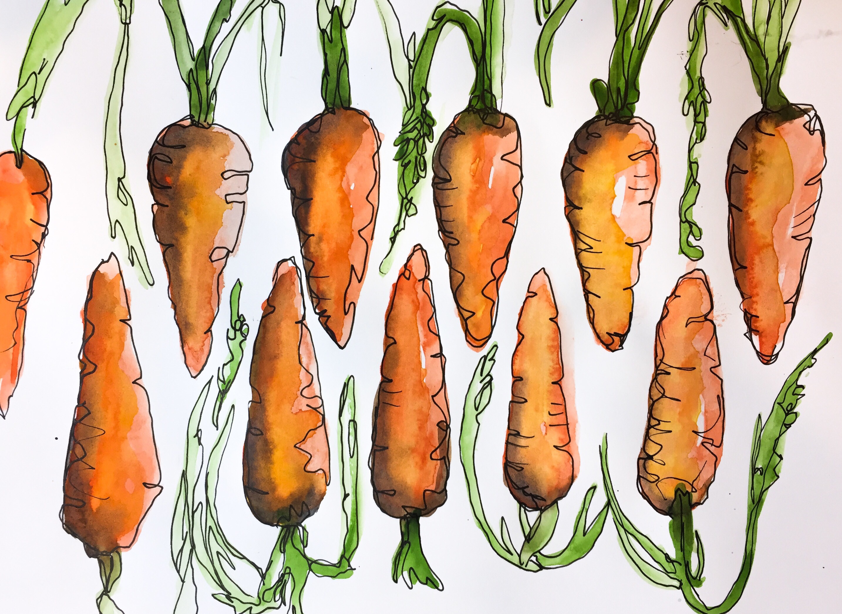 Featured: Daily Doodle: Carrot Pattern