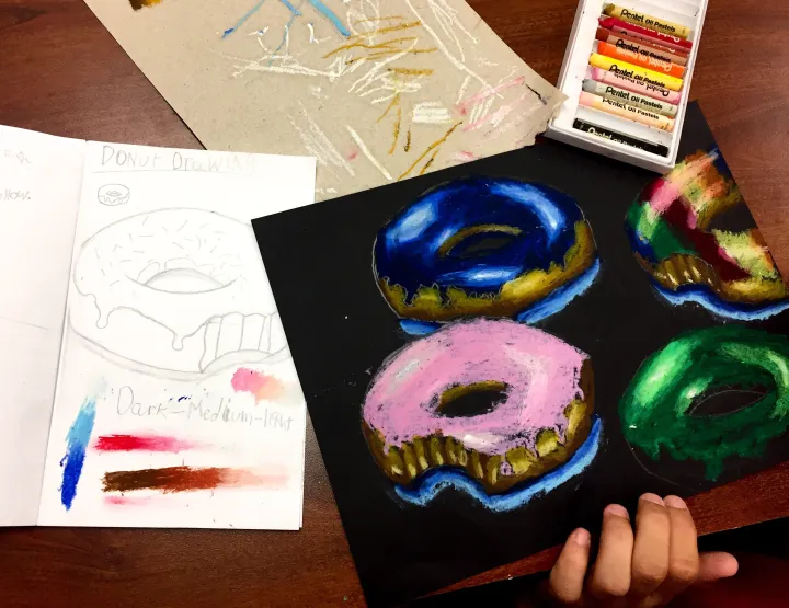 Donut Artwork: Student Work 