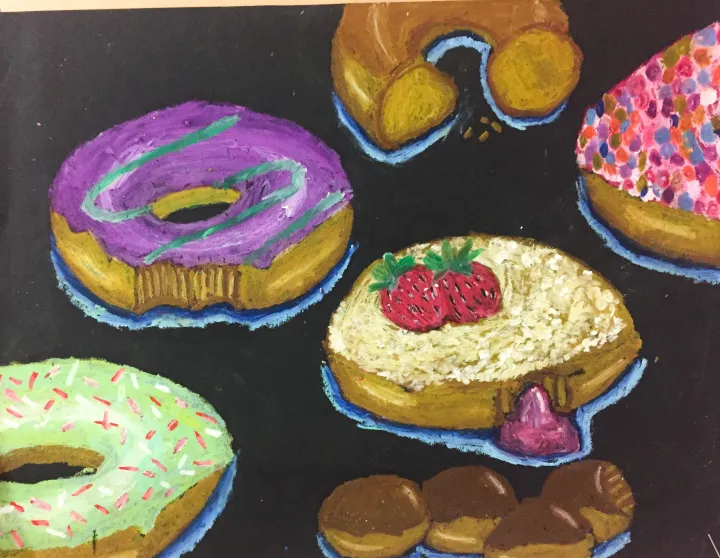 Donut Artwork: Student Work