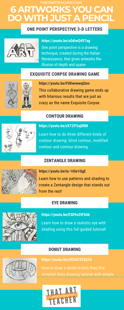 6 Artworks You Can Do With Just a Pencil