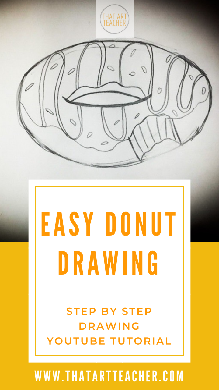 Learn how to draw a donut in less than five minutes!  This tutorial is fun, super easy and will have you craving donuts as you improve your drawing skills.
