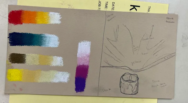 chalk pastel art lesson