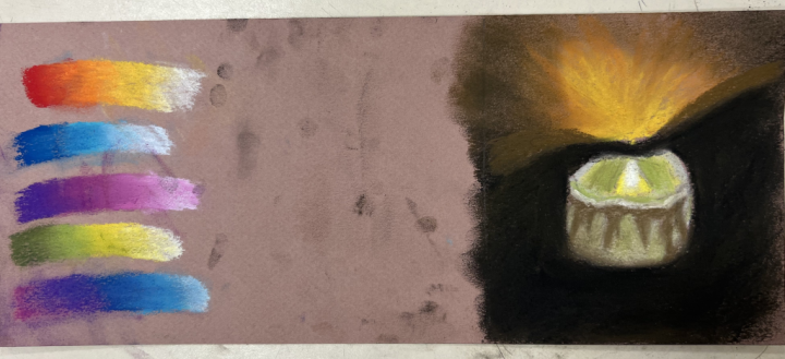 chalk pastel art lesson