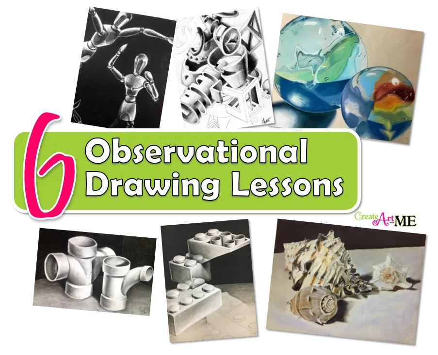 Featured: 6 Observational Drawing Skills Art Lessons