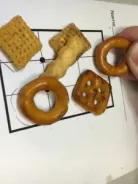 Chex Mix Cross-Hatching Drawing - Value Through Line