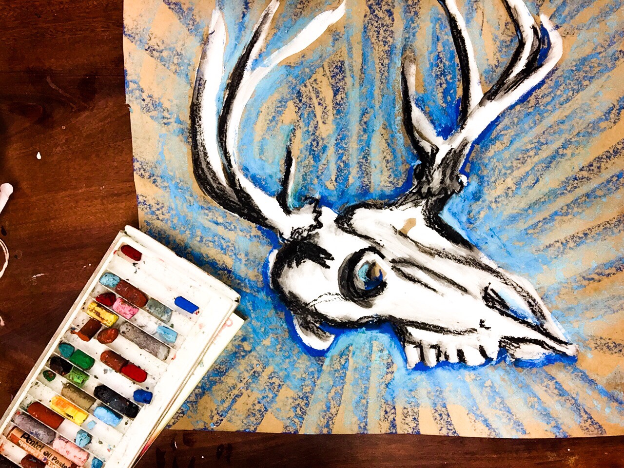 Featured: Deer Skull Art Tutorial