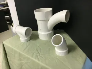 pvc pipe charcoal drawing